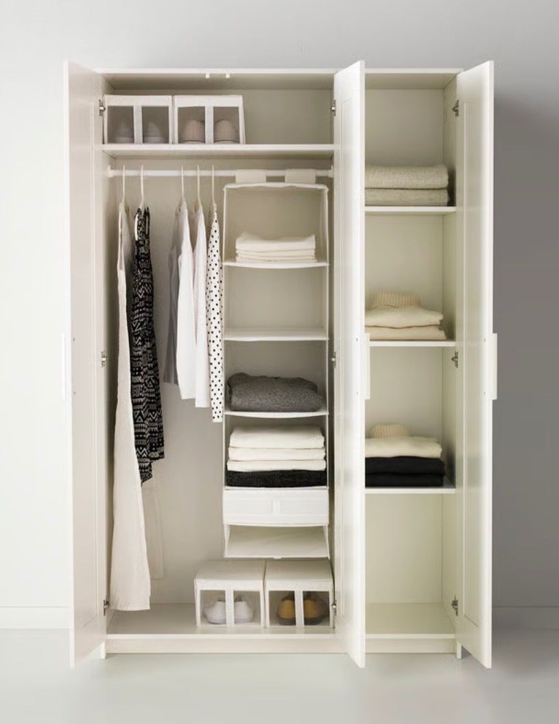 Ikea Armadi: Ikea Kleiderschrank weiss – Usato da Oppikon venduto da jur_h26w 1