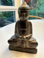 BUDDHA sitzend, Holz