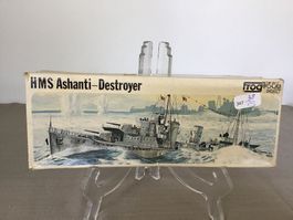 Modellbausatz _ Zerstörer _ HMS Ashanti Destroyer _ 1:500