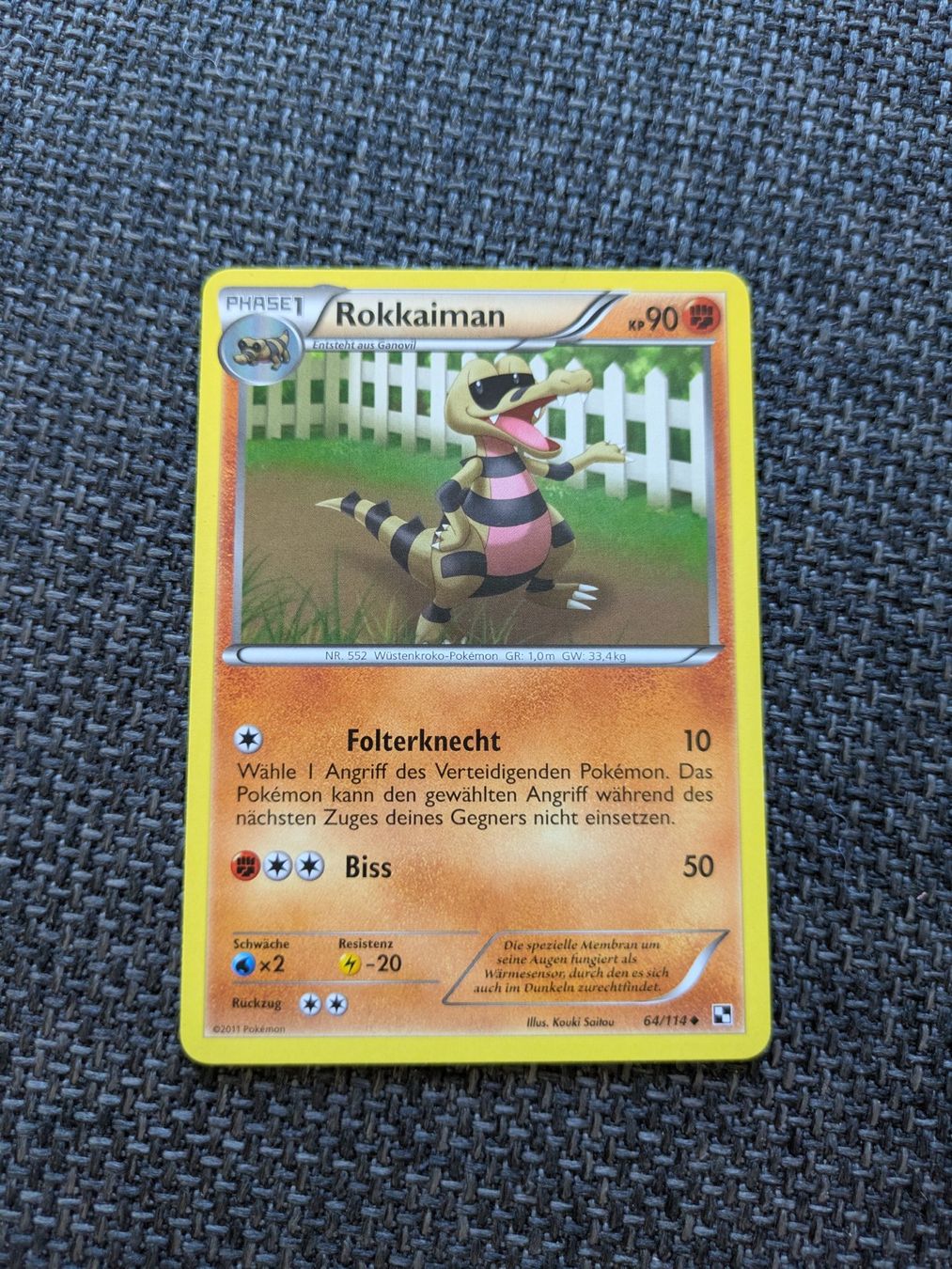 Pokémon Carte collezionabili: KROKOROK, BLACK & WHITE, BLW64, UNC, 2011, GER, GD – Usato da Losone venduto da AlpineLayer