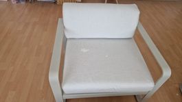 FERMOB BELLEVIE - SINGLE ARMCHAIR - OFF WHITE