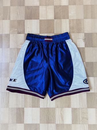 Vintage Dazzle Nike Shorts Blau Weiss