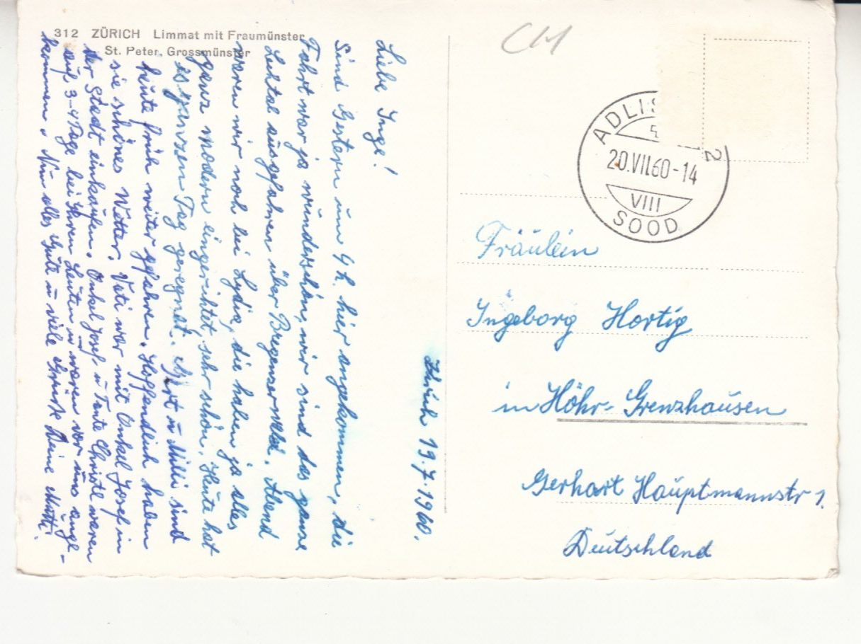 Cartes postales: Zürich 1960 – D'occasion à Bürglen TG par StampGraf 1