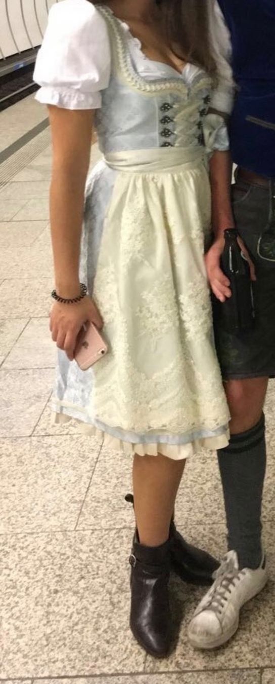 Krüger Kleider: Krüger Dirndl Swarovski Candy Collection hellblau/weiss – Gebraucht aus Zürich von ymo_6sy5 5