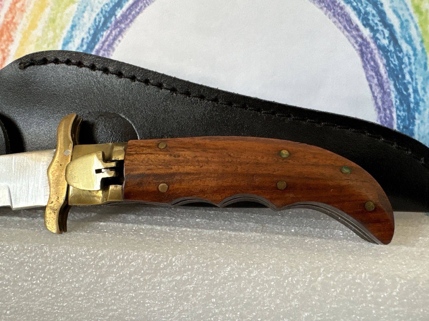 Accessoires: Jagdmesser LEOPARD mit Ledergürteltasche – D'occasion à Andwil SG par Rainboli 5