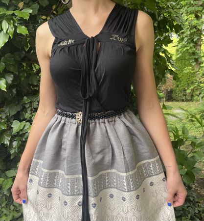 Chic e sexy Top -di micro modal-tgS/M/L-👌feste👌vacanze