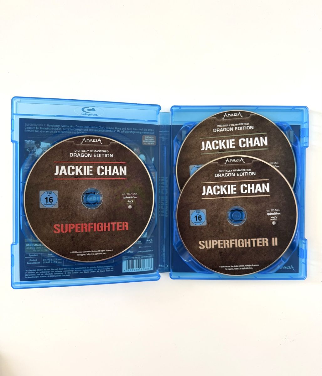 Tutti i DVDs: Superfighter 1, 2, 3 Blu-ray, Jackie Chan – Usato da Couvet venduto da Aura_aura 1
