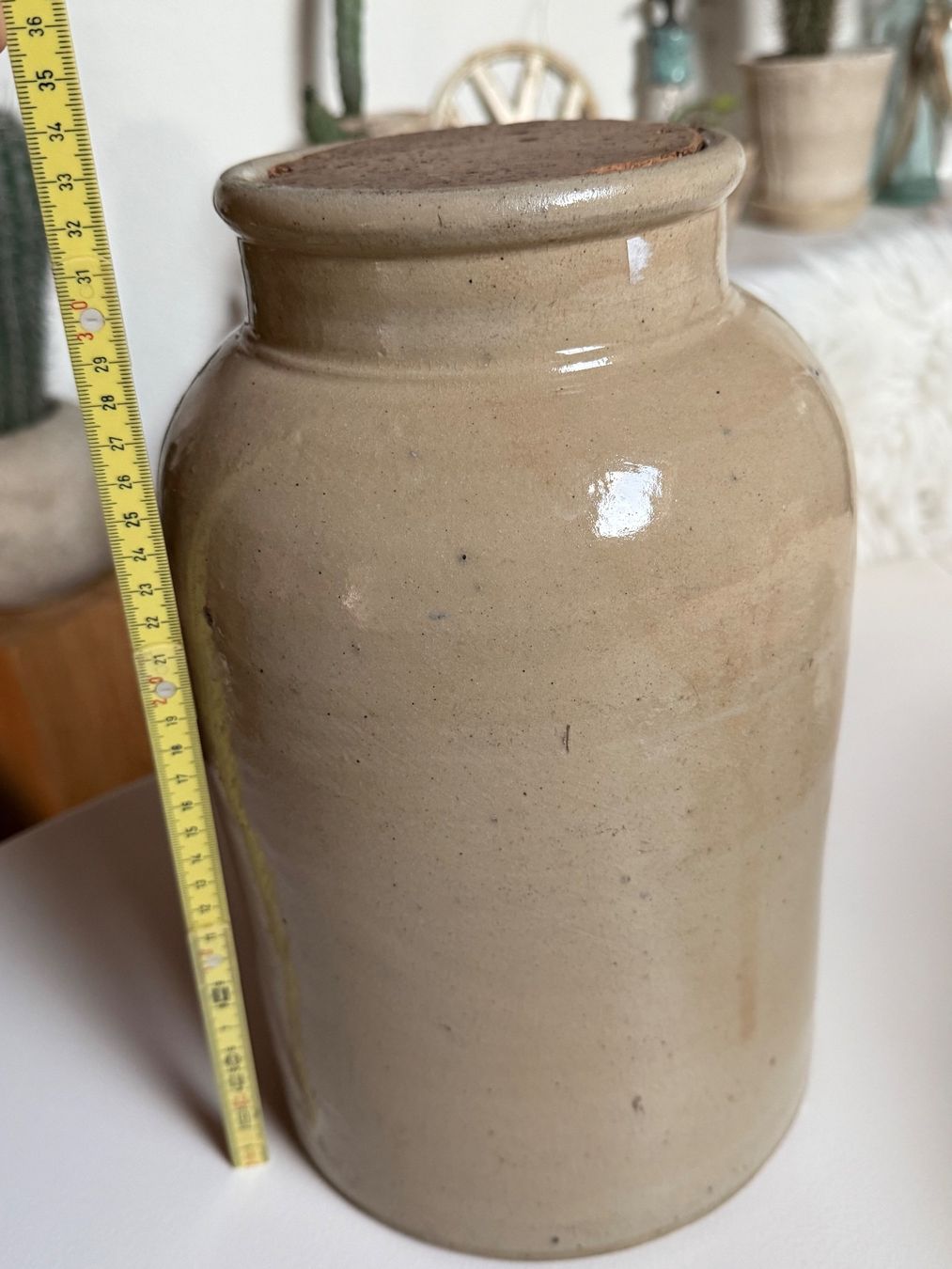 Behälter & Ähnliches: Grand Pot en Grès avec Bouchon en liège – Gebraucht aus Céligny von kimag1 4