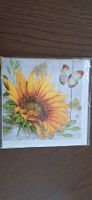 1 Sonnenblumenkarte neu