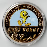 Looney Tunes Movie From 1938_Tweety Bird_Gedenkmedaille
