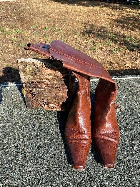 Damenschuhe: Lederstiefel, Grösse 38 – Gebraucht aus Effingen von Randb 1