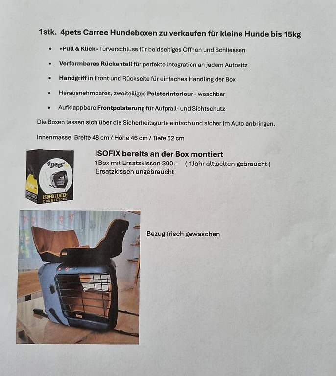Gabbie, trasporto & Sicurezza: Hundebox – Usato da Münchwilen TG venduto da cla_zj68