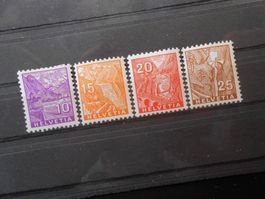CH ZNr 196-199*MLH - 1934 - Z CHF 44
