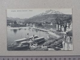 Luzern, Bahnhof, Schiff, Seebrücke