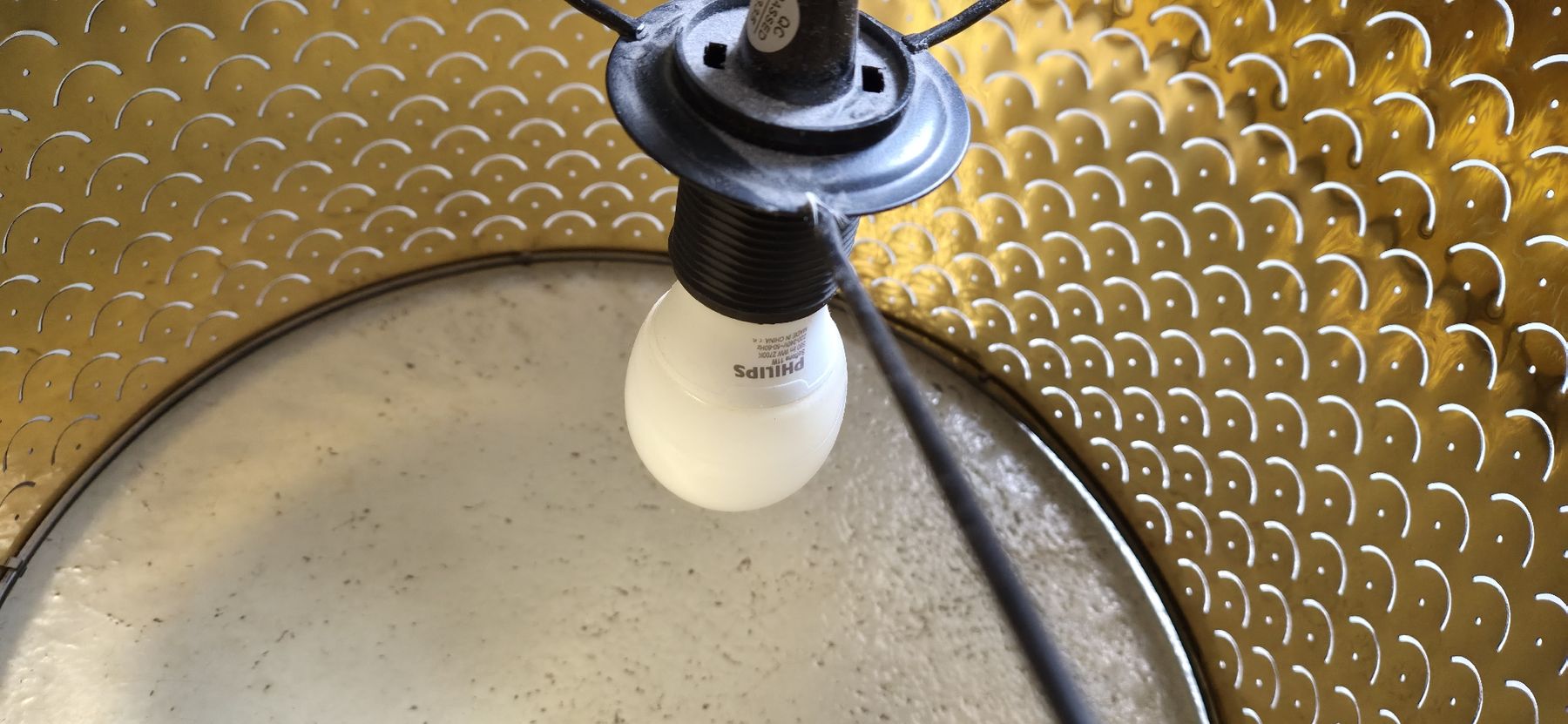 Ikea Lampadari & plafoniere: IKEA Pendelleuchte Sekond, gold – Usato da Küsnacht ZH venduto da mar_typ2 1