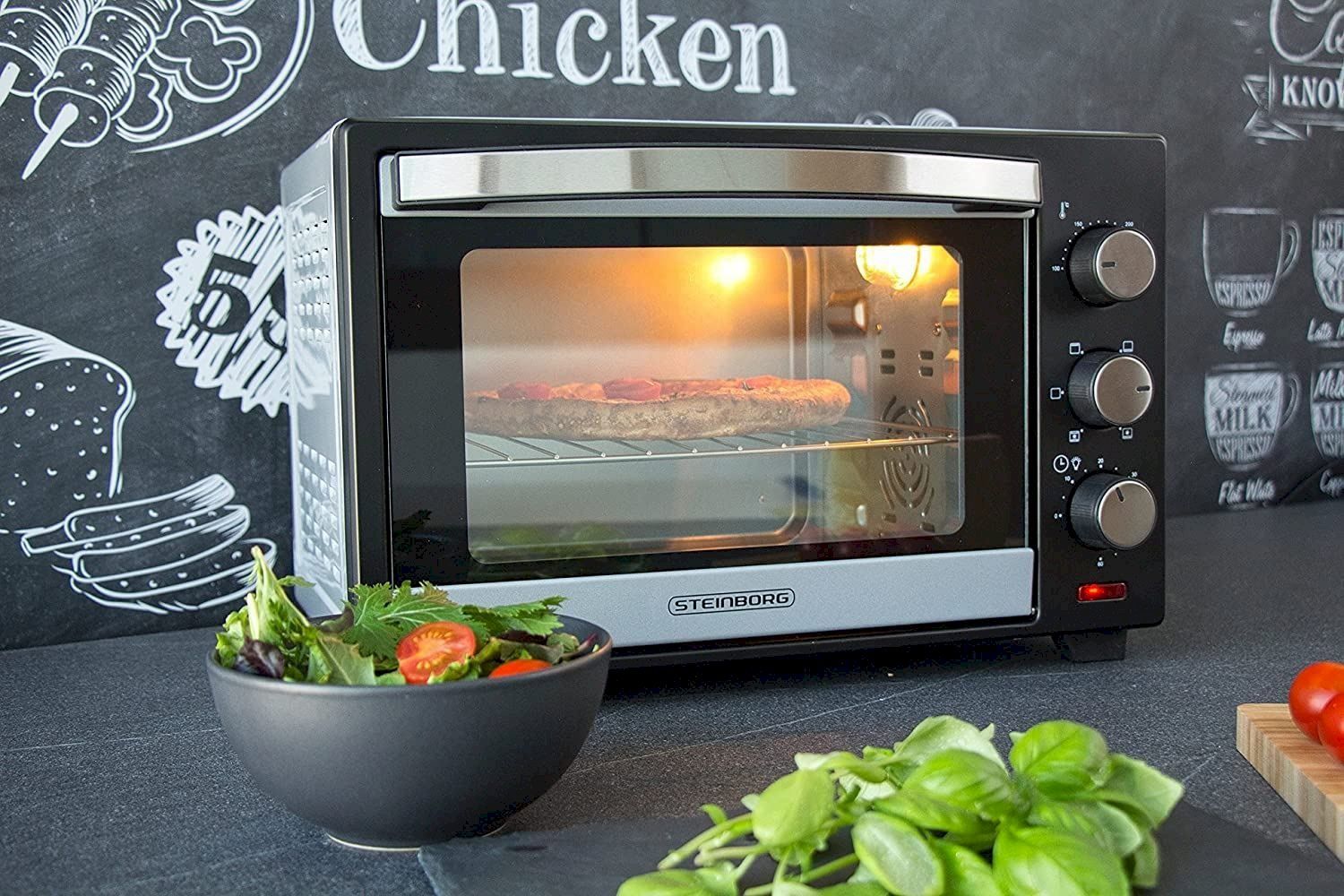 Backöfen: Steinborg SB-3012 Mini Backofen 1600 W – Neu und originalverpackt aus Bottighofen von zaap 1