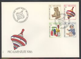 1986, FDC, Pro Juventute