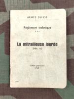 Règlement T 03 f, La mitrailleuse lourde (Mitr. 11), 1943