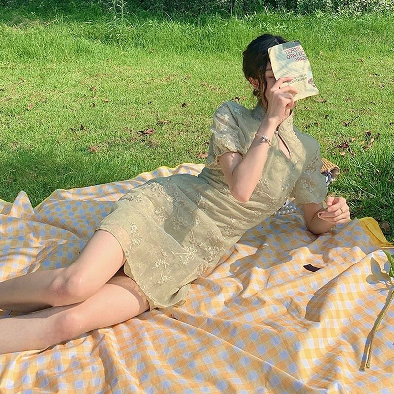 Vestiti: Chinesisches Cheongsam, Größe S – Nuovo (secondo la descrizione) da Murten venduto da Alicetea 4