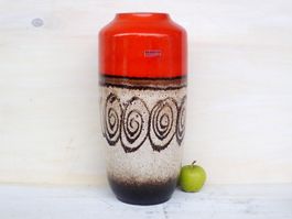 Vase Scheurich Keramik Bodenvase Vintage Lava Space Age