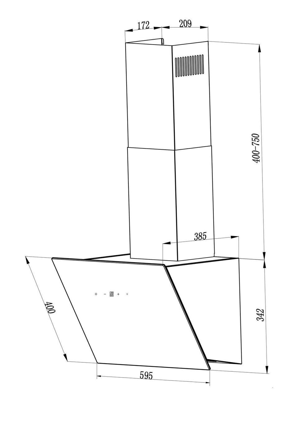 Cappe di aspirazione: 903 Dunstabzugshaube weiss 60cm kopffrei – Nuovo e nell'imballaggio originale da Wallenwil venduto da toesstalvertrieb 4