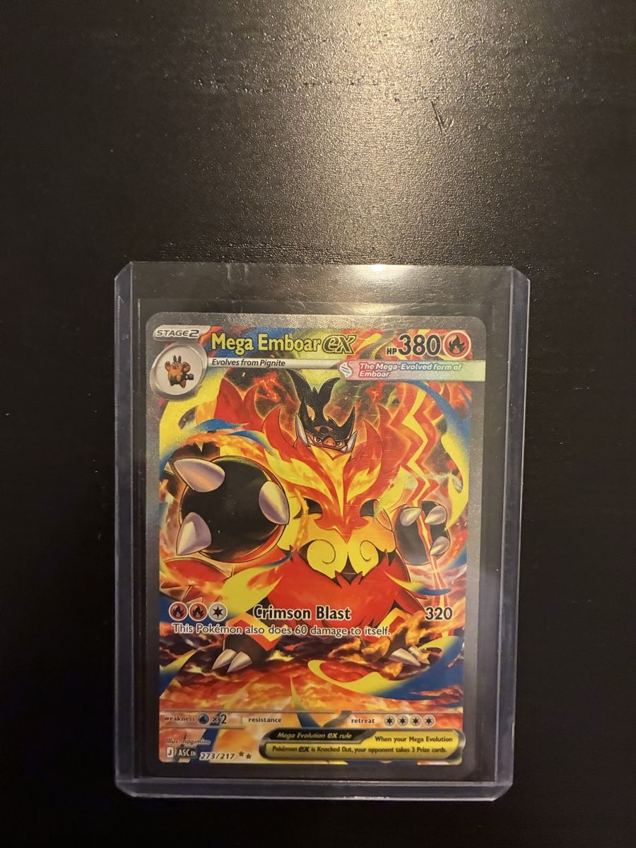 Pokémon Carte collezionabili: Mega Emboar EX Ascended Heroes SIR – Nuovo (secondo la descrizione) da Schlieren venduto da mutschellen8 1