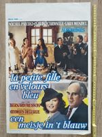 Affiche Belge de film "La petite fille en velours bleu" 1972