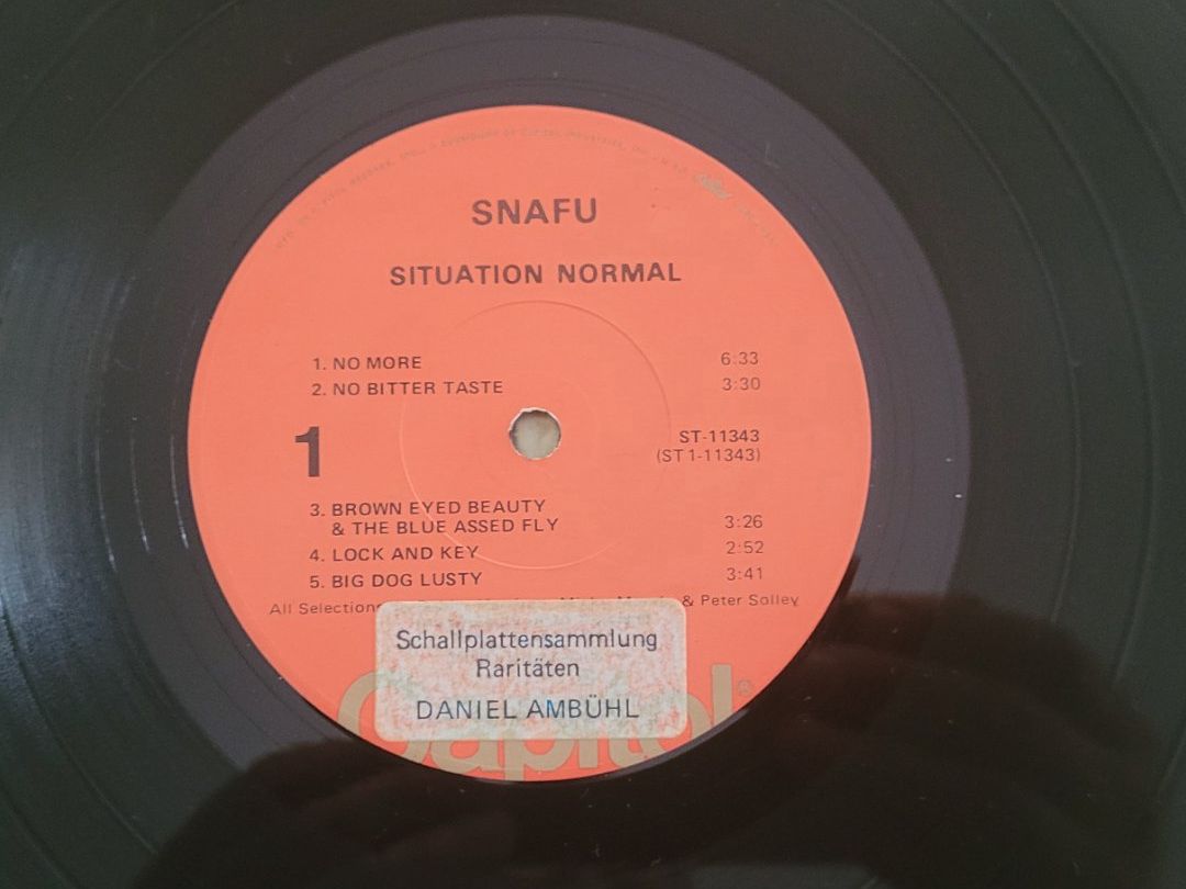 Schallplatten: LP  Snafu – Gebraucht aus Martigny von MZ-67 2