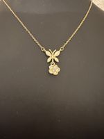 Schmuck Halskette mit Blumen anhanger