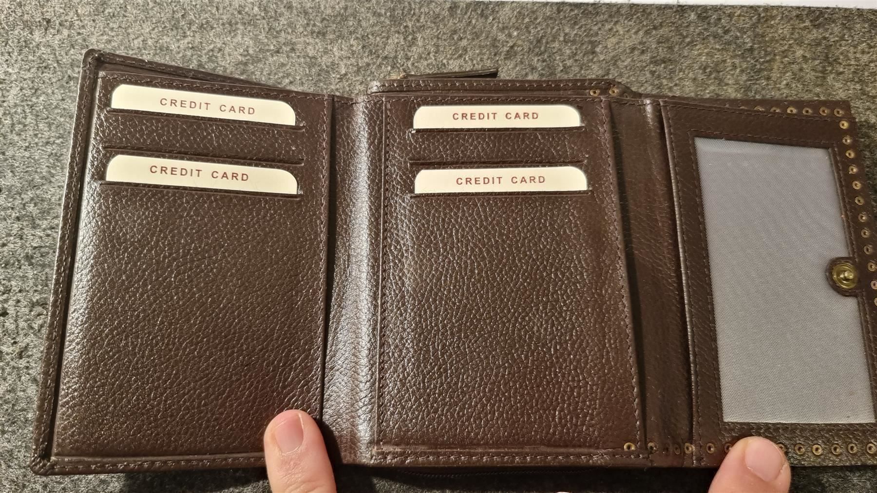 Brieftaschen: Portemonnaie aus Leder braun – Neu (gemäss Beschreibung) aus Rebstein von James-Dean 5