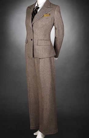 Vecona Vintage Anzug Braun, Peaky Blinder Style (komplett)