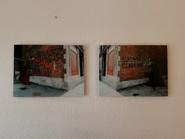 LUMAS Daniel Picard – Batman & Superman Graffiti, 2 Bilder