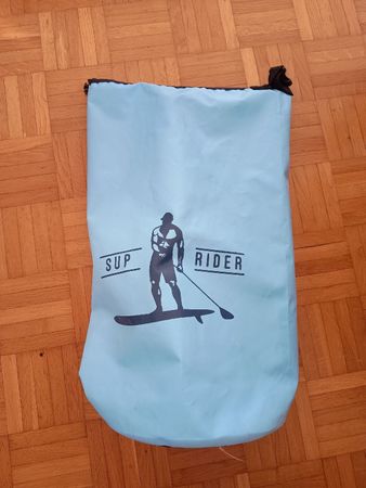 Wassersack / Dry Bag, hellblau, gebraucht