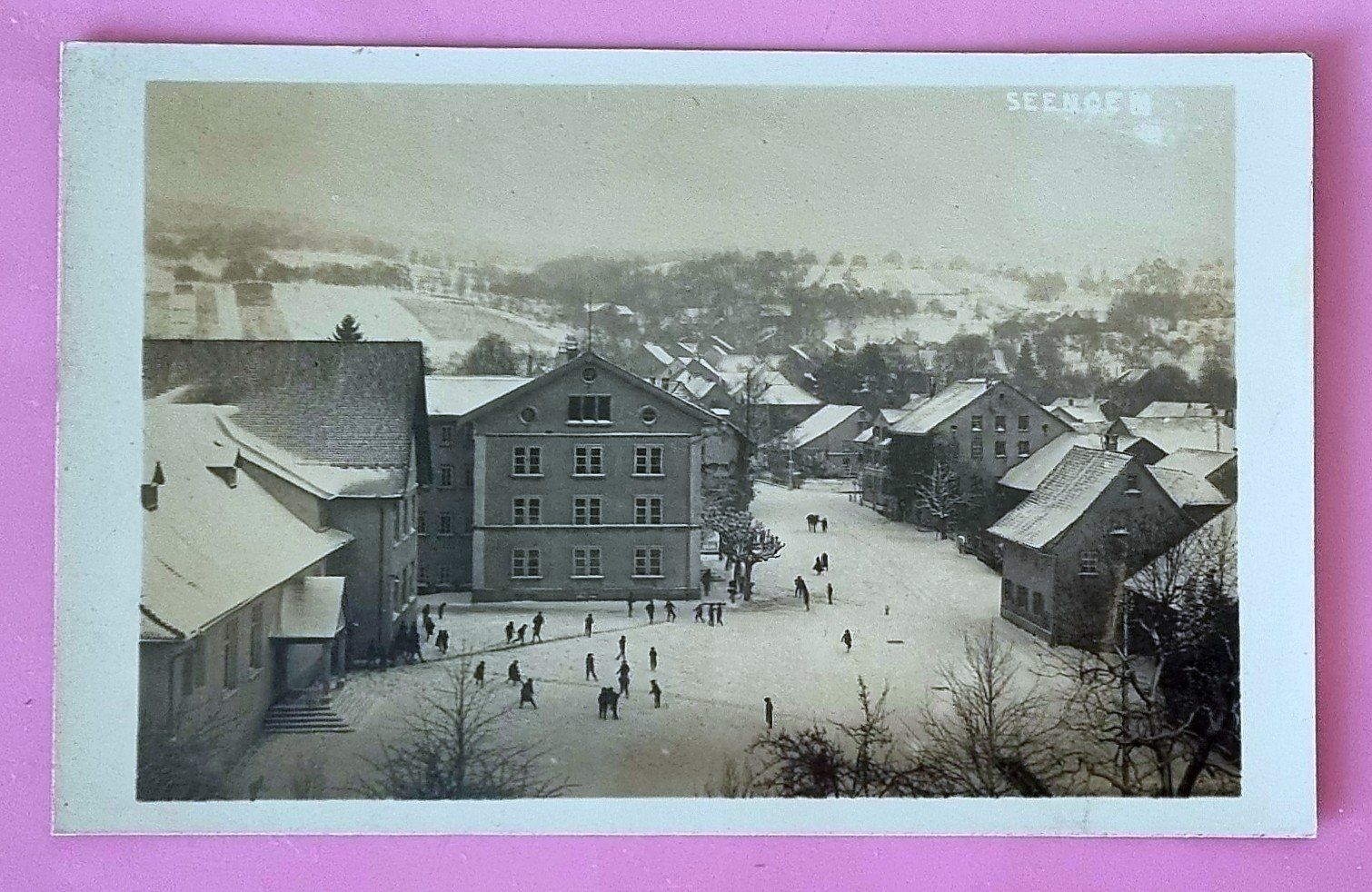 Cartoline postali: Seengen - Dorfpartie im Winter – Usato da Rothrist venduto da RROENK