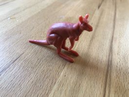 Vintage Kunststoff-Känguru: Spielzeug "Made in Hong Kong"