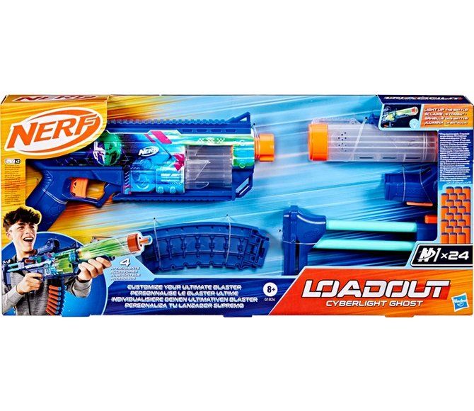 Nerf Giocattoli: Nerf Loadout Cyberlight Ghost 24 Darts N1 – Nuovo e nell'imballaggio originale da Oensingen venduto da Liquidations-Shop 1
