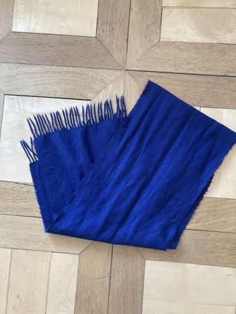 Schal Alpaca blau