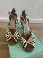 Goldener Salsa Tanzschuh np 150.- gr 37, kaum getragen