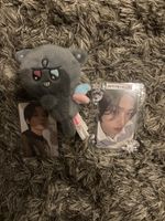 Ateez Wooyoung kkamyo plush & Photocard