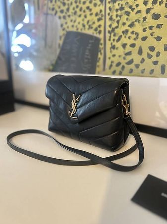 YSL Loulou Toy schwarz/gold