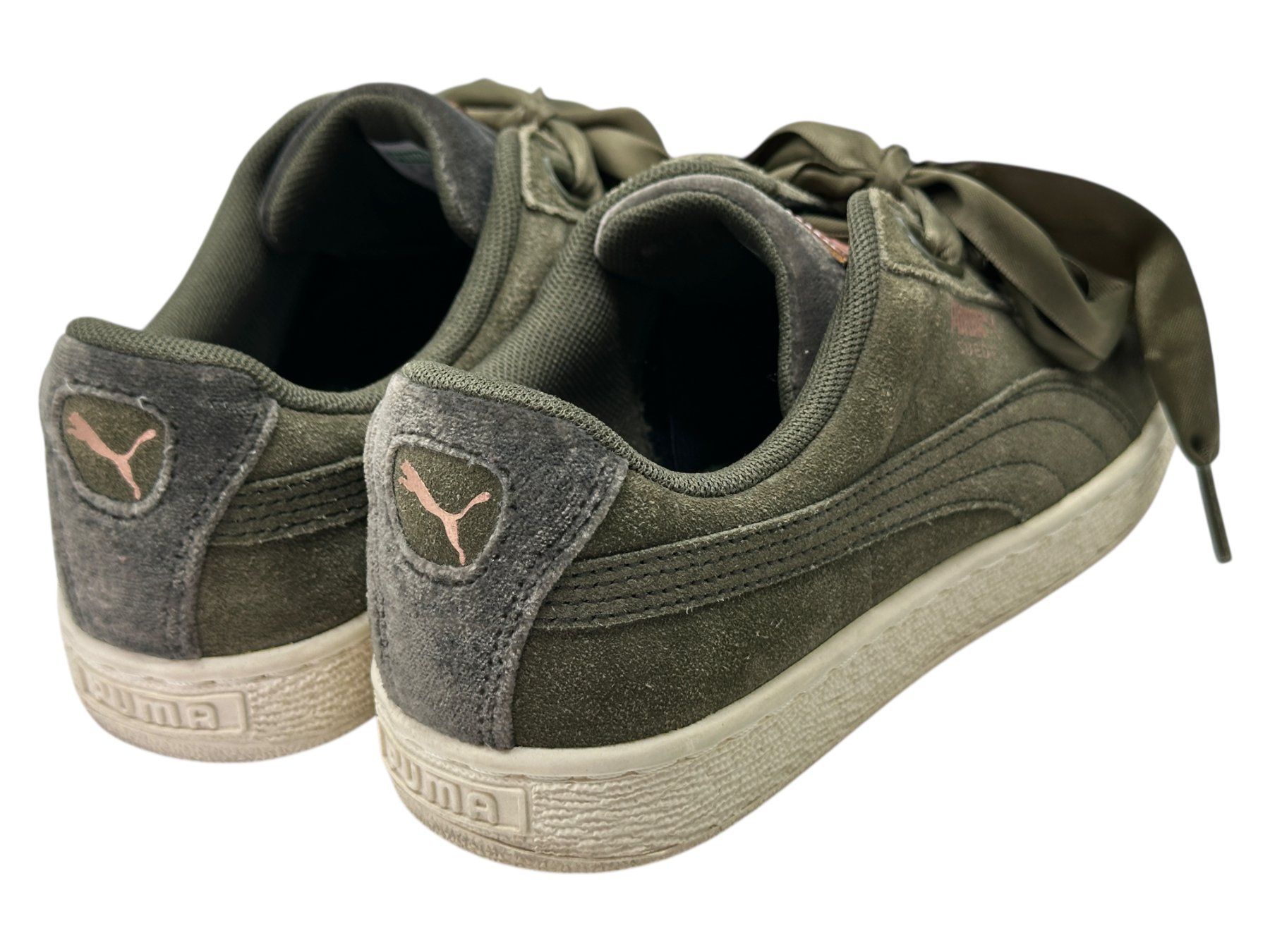 Puma Scarpe da donna: Puma Suede Heart olive. Pointure 38 – Usato da Morges venduto da magicle 8
