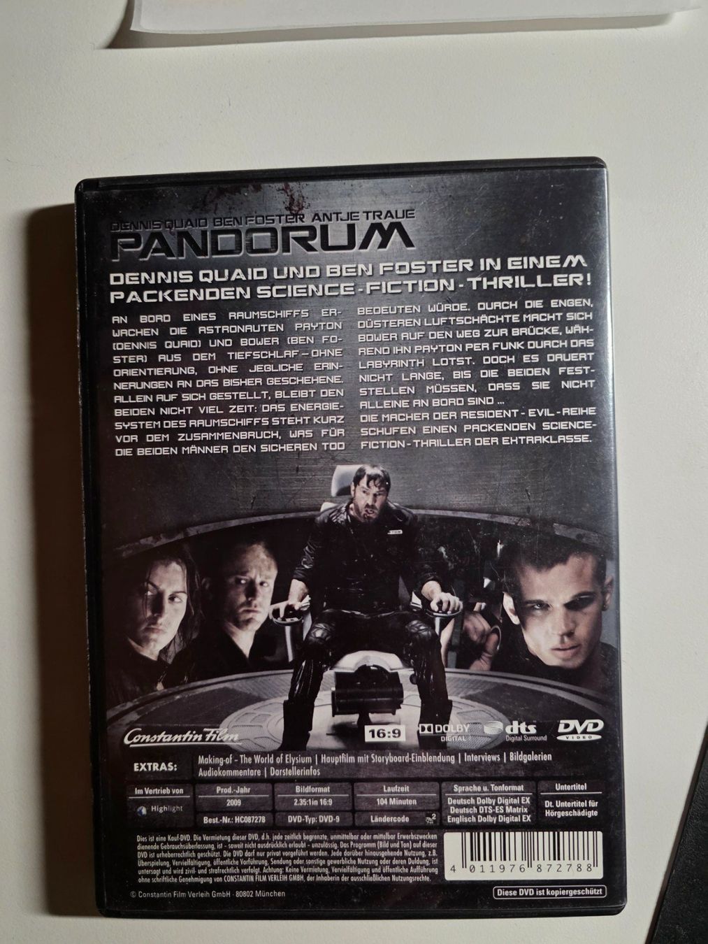 Tous les DVDs: DVD Pandorum – D'occasion à Walterswil BE par Lonitti 1