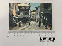 Postkarten Ticino Tessin RARE Lugano Piazza commercio 4276