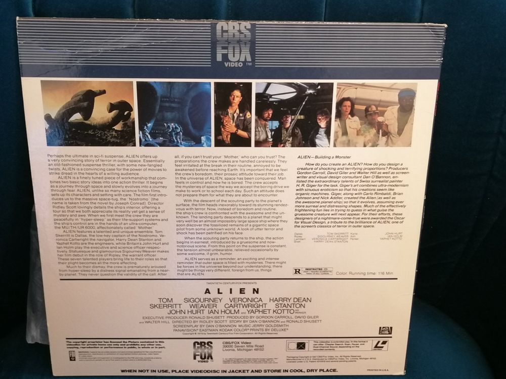 ALIEN Video Laserdisc Kaufen auf Ricardo