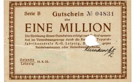 Oelnitz 1 Mil.Mark Serie B 18.08.1923 SS++-VZ