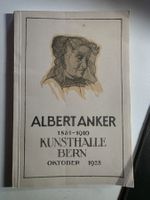 Albert Anker Kunsthalle Bern Katalog 1928