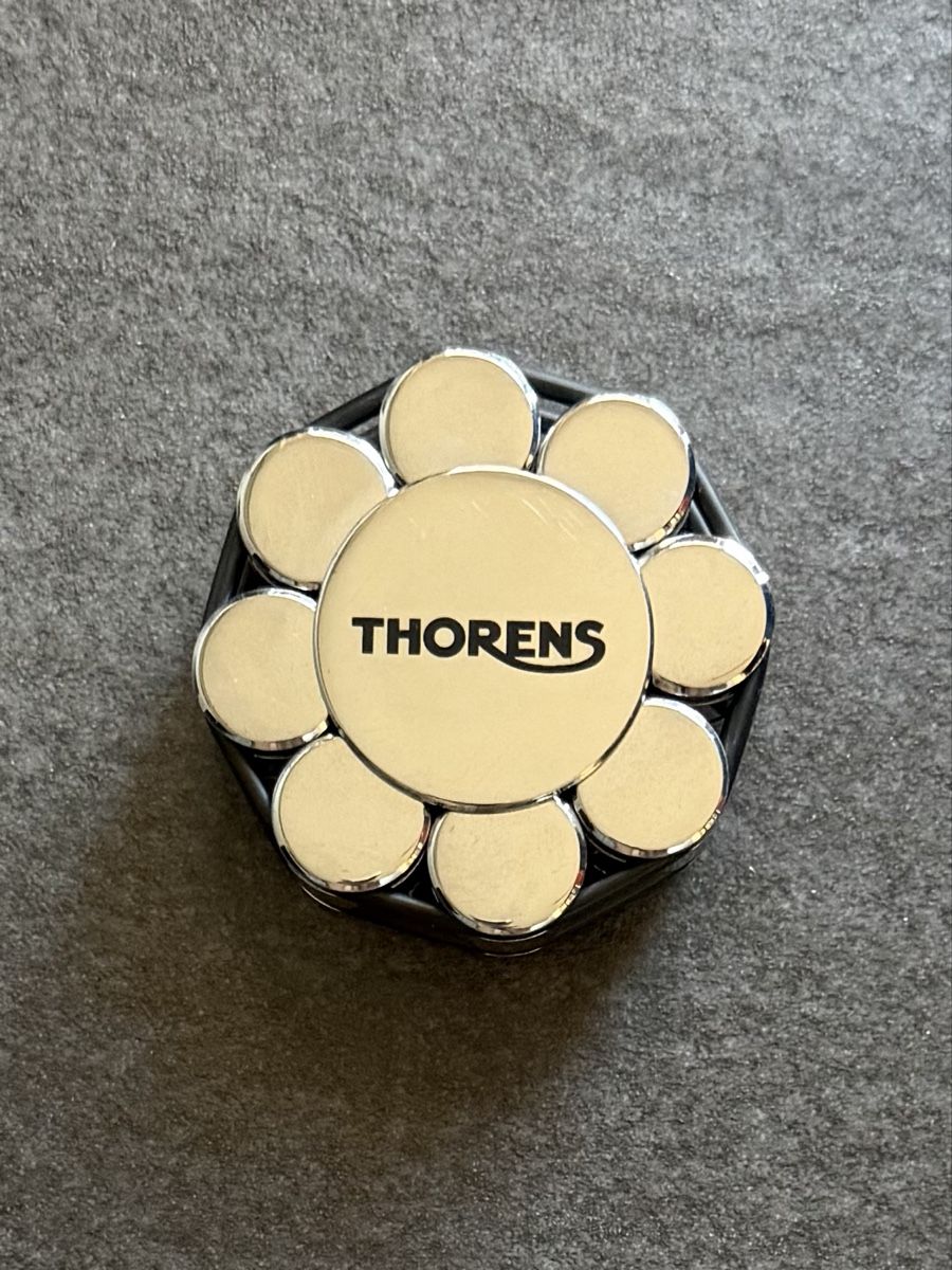 Thorens Plattenspieler: Thorens Plattenspieler Stabilisator Chrom – Gebraucht aus Zürich von cENS0R