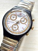 Swatch Chronograph Uhr mit Metallband 