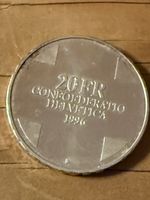 20 Franken Muenze 1996 Helvetica Silbermünze 