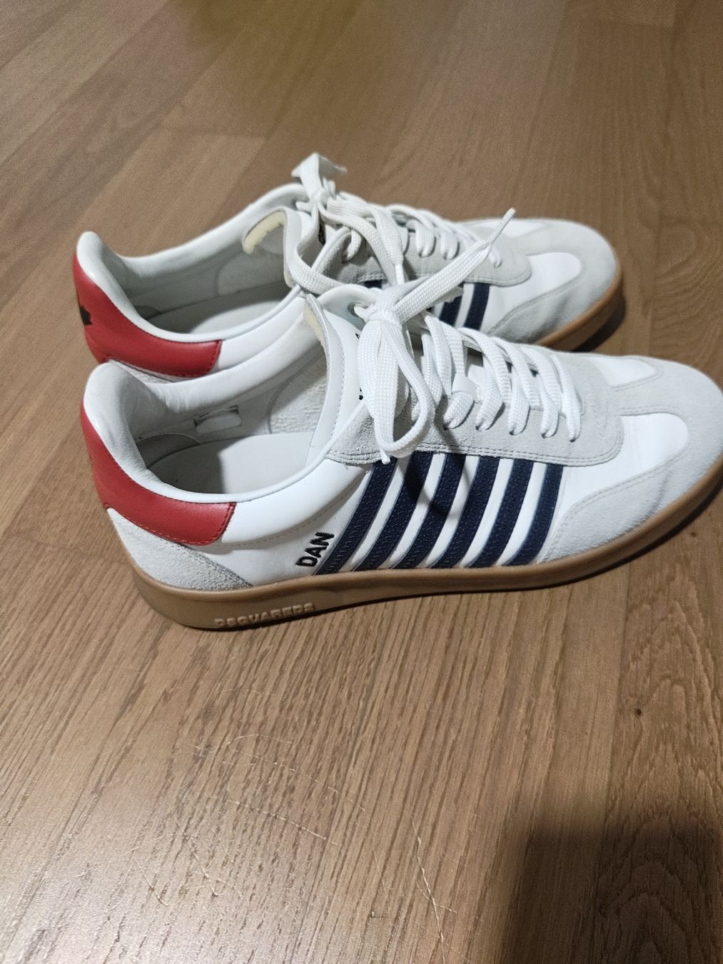 Dsquared2 Scarpe da uomo: Dsquared2 Boxer Sneakers Gr 42 Leder – Usato da Seon venduto da chf_g29b 1